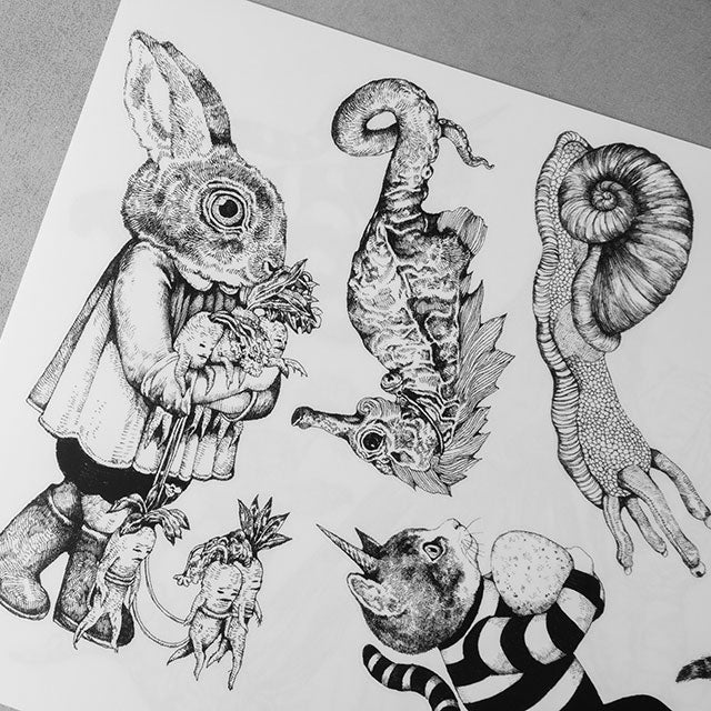 Wall sticker set Parade