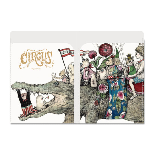 クリアファイル GUSTAVEくんたち大集合/CIRCUS巡業の旅