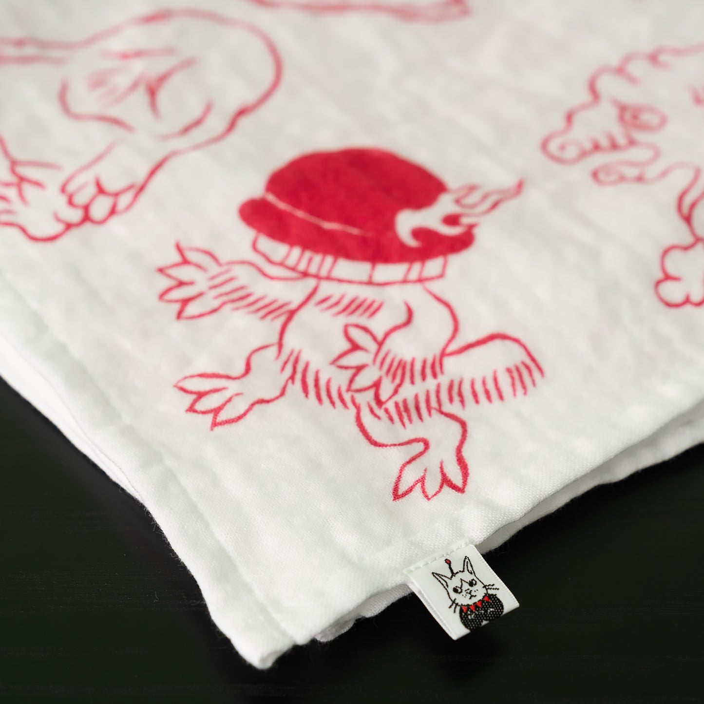 Ayako Ishiguro Marshmallow gauze handkerchief