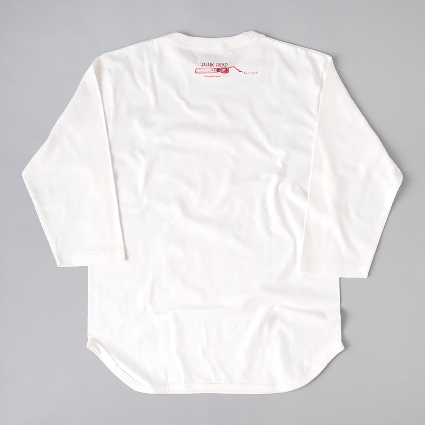 Baseball T JUNK HEAD LOGO RED