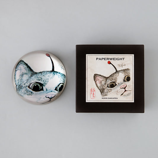 ペーパーウェイト 来訪者