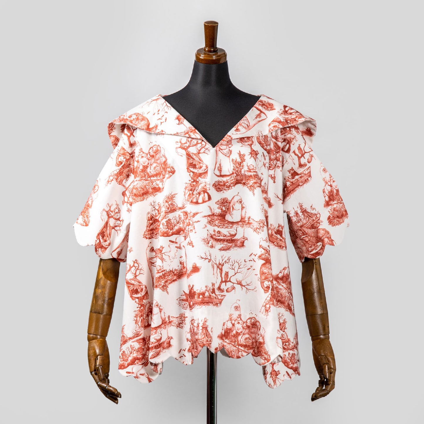 goblin スカラップセーラー TOPS