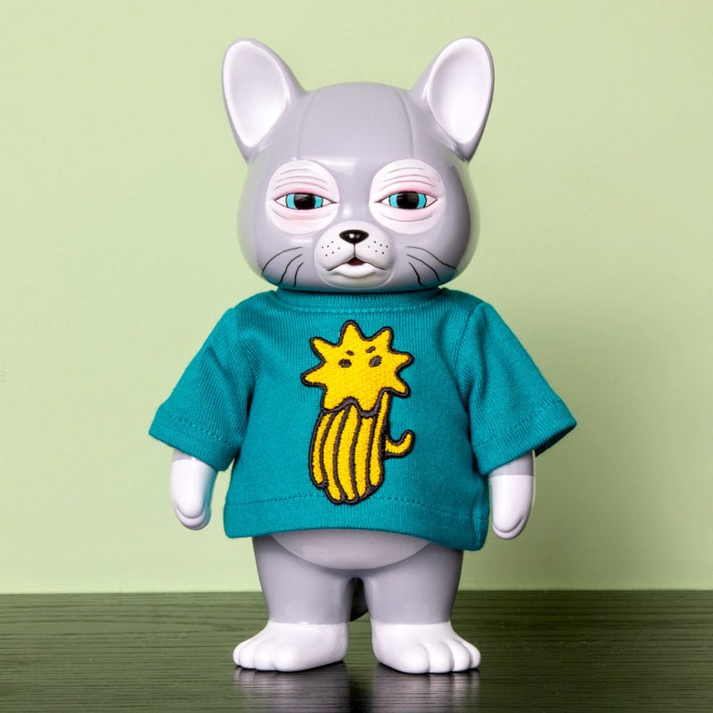 ニャンコのTシャツとワッペン