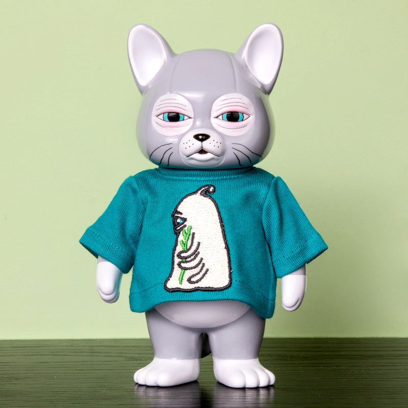 ニャンコのTシャツとワッペン