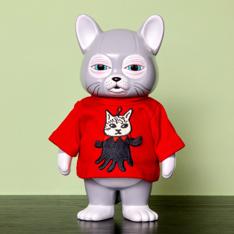 ニャンコのTシャツとワッペン