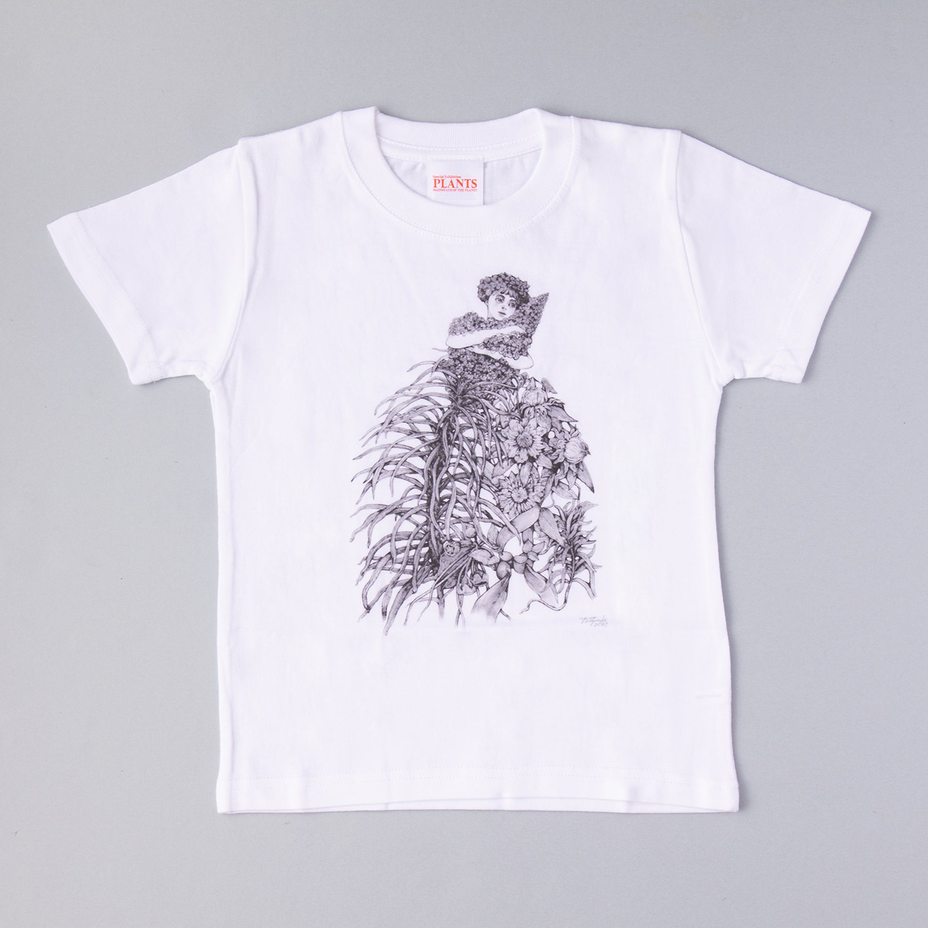 植物展　キッズTシャツ　女の子