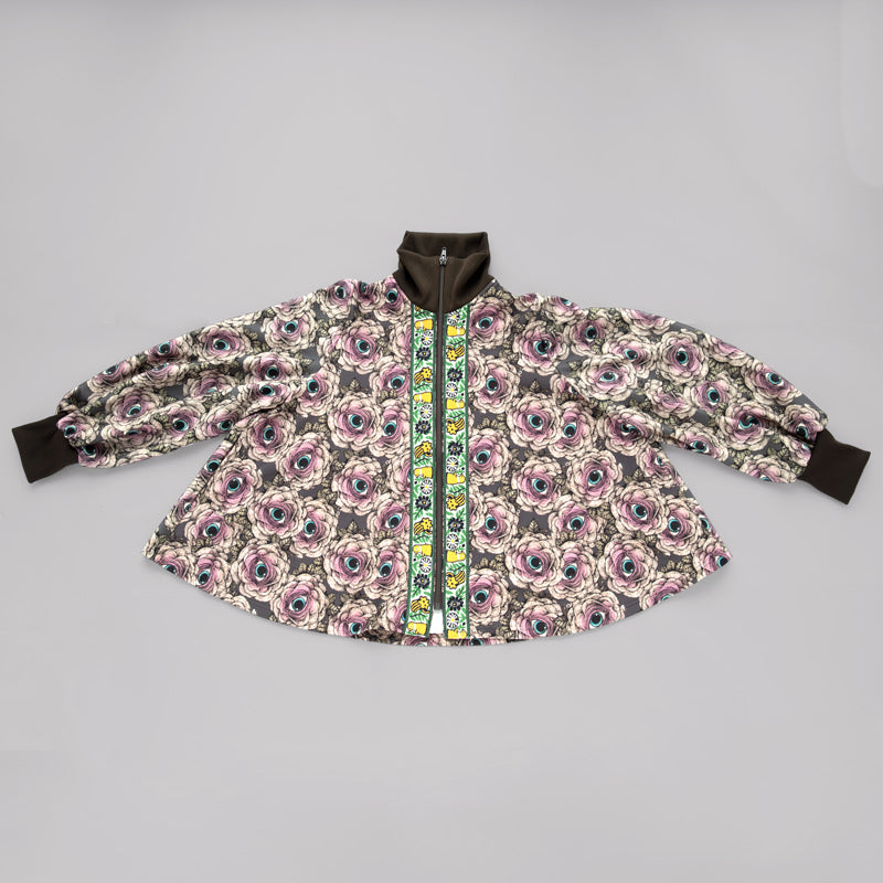 Mebana Jersey Flare TOPS GRAY