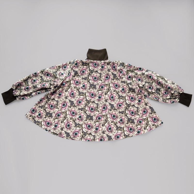 Mebana Jersey Flare TOPS GRAY