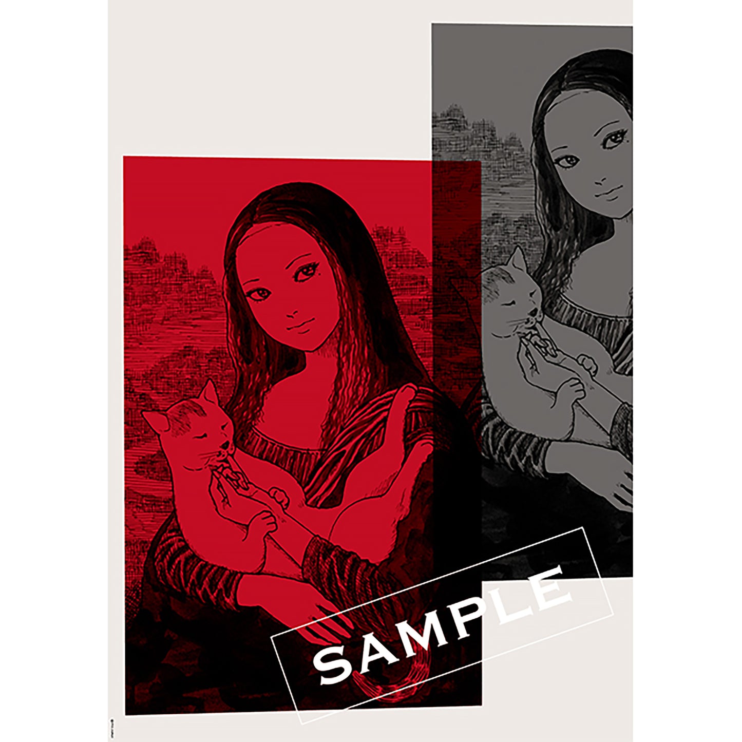Poster Junji Ito & Homage Exhibition 3 pieces set