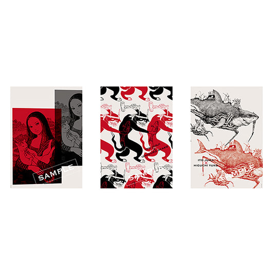 Poster Junji Ito & Homage Exhibition 3 pieces set