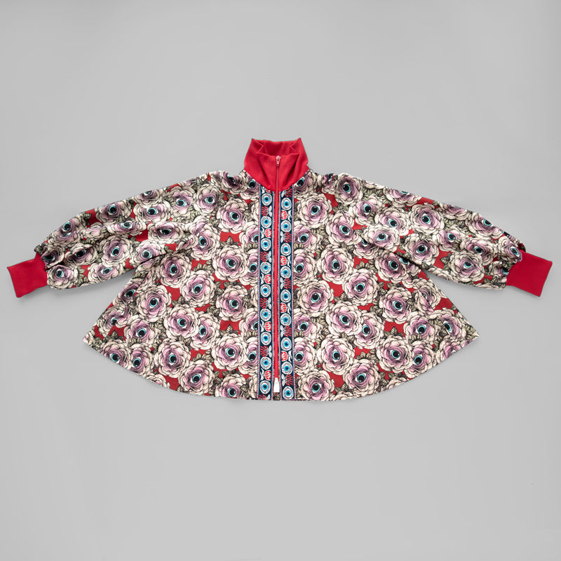 Mebana Jersey Flare TOPS RED