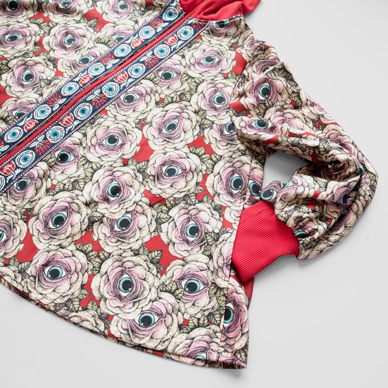 Mebana Jersey Flare TOPS RED