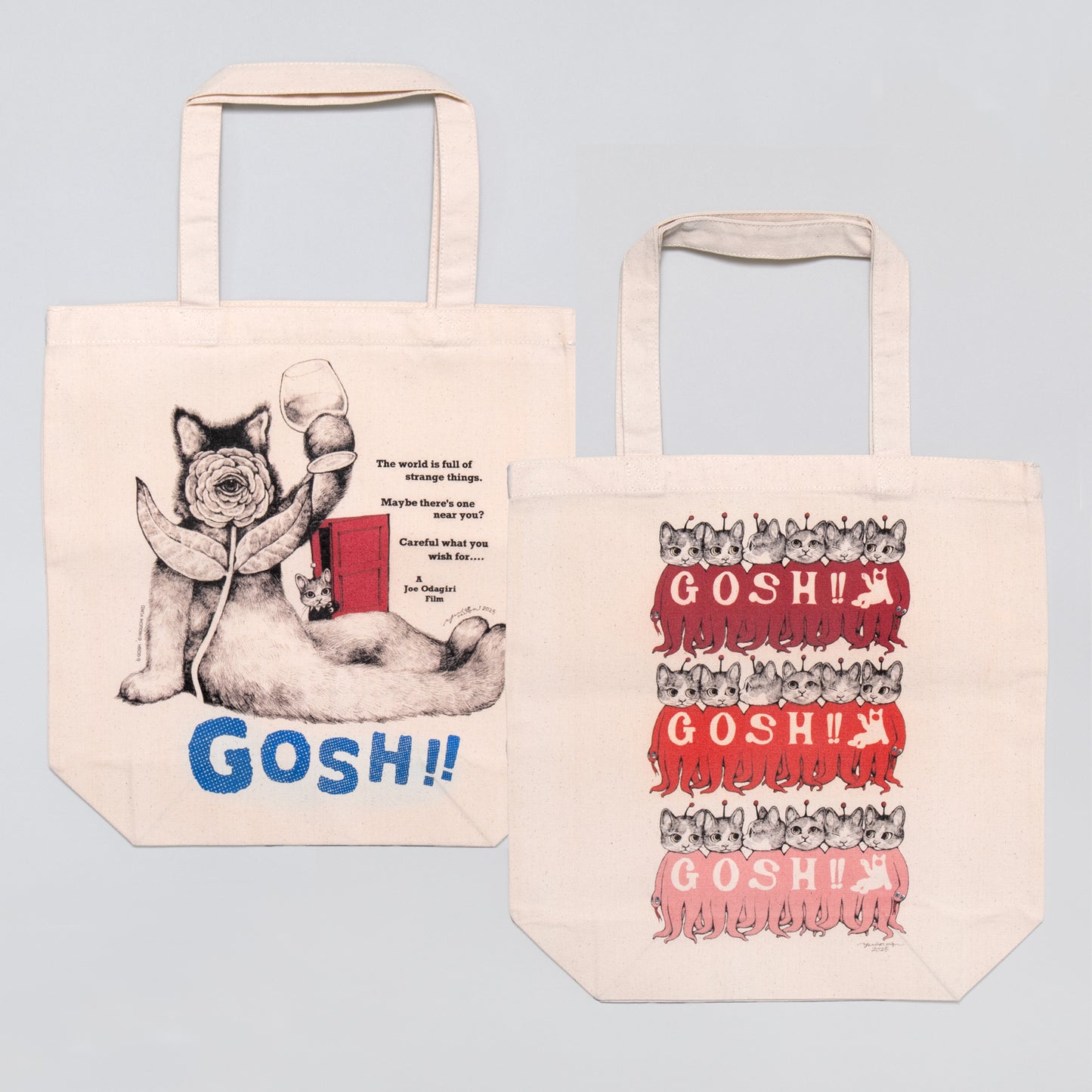 【受注】トートバッグ ナチュラル オリバーとGUSTAVE