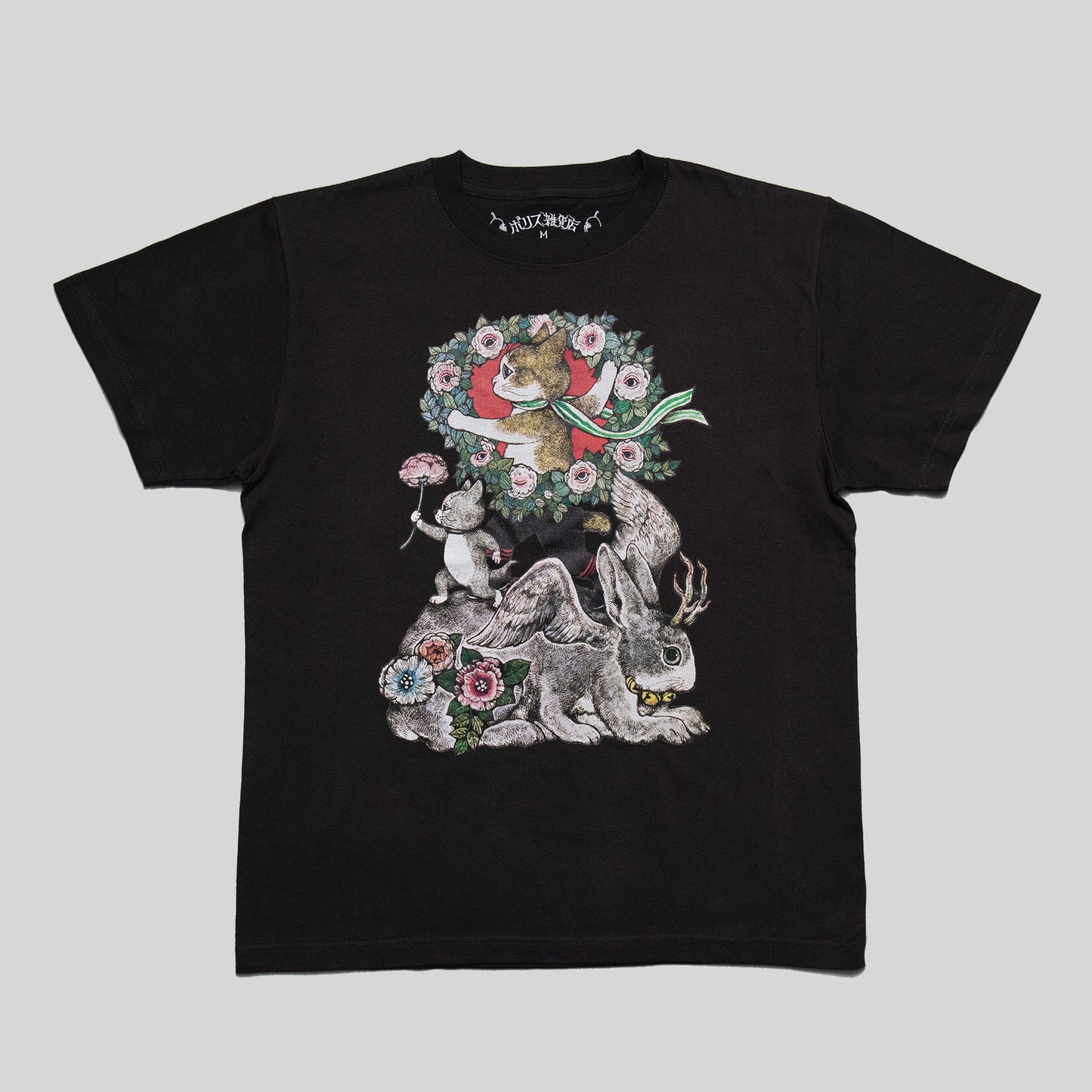 Tシャツ　ツノうさぎと２人のヒーロー