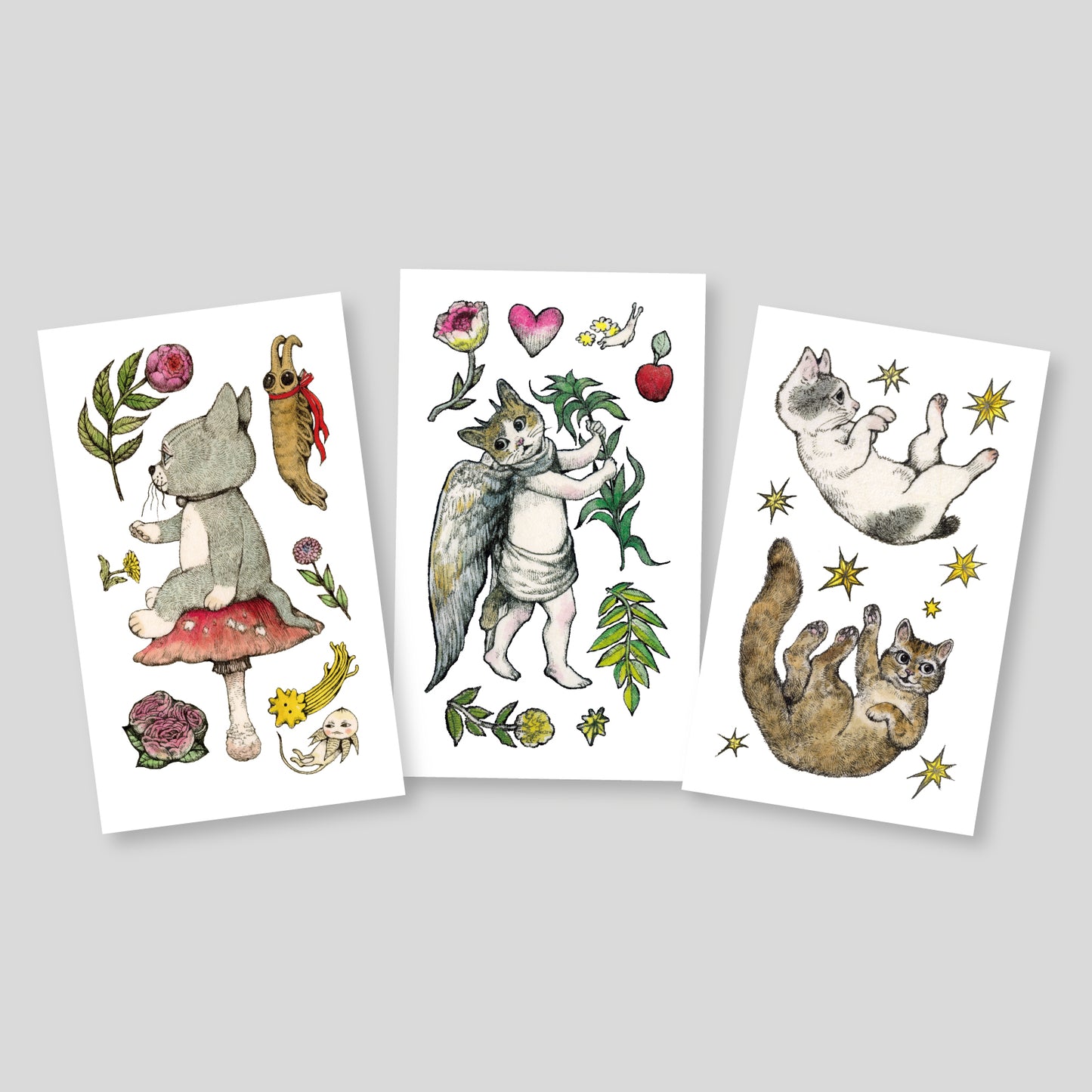 Tattoo sticker D set