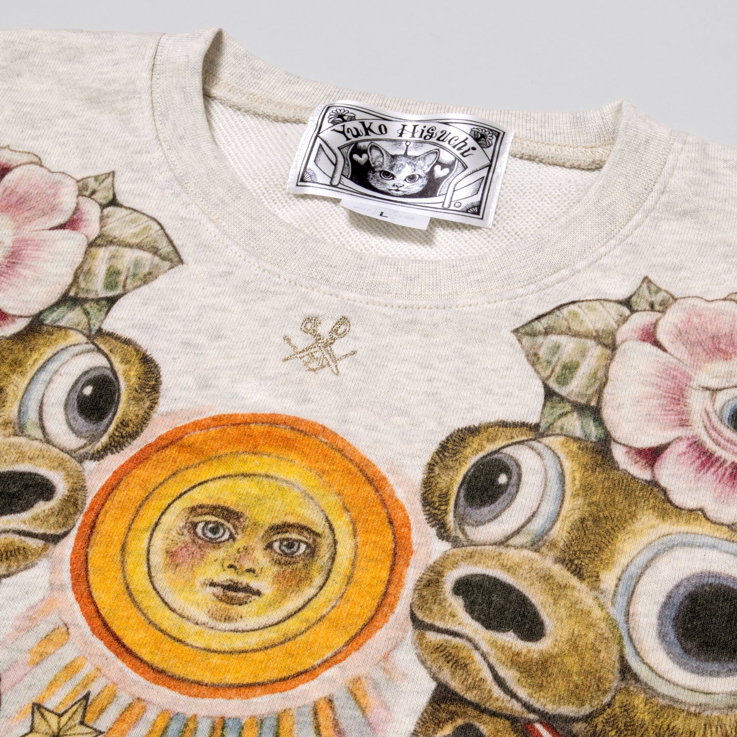 トレーナー 眼花ちゃんときいろいどうぶつ