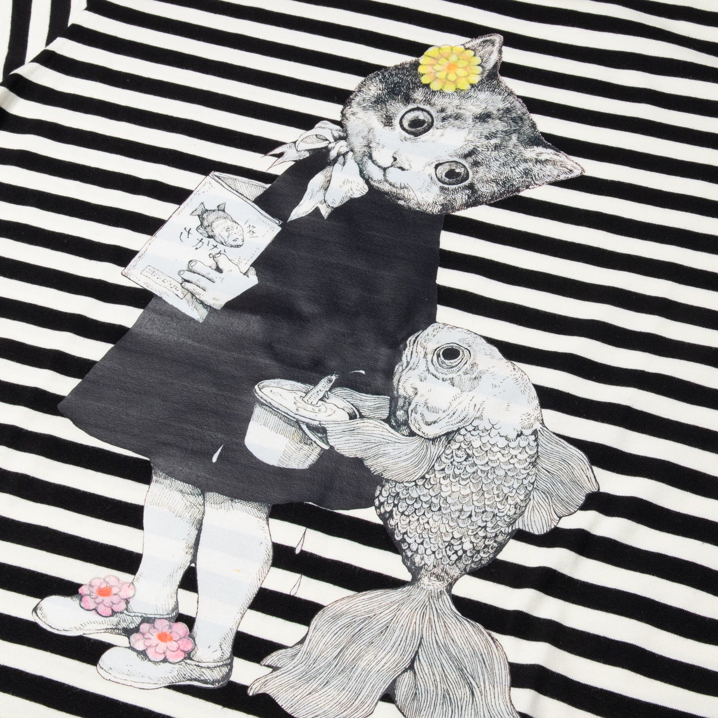 Tシャツ　しましまどじょう飼っていい？