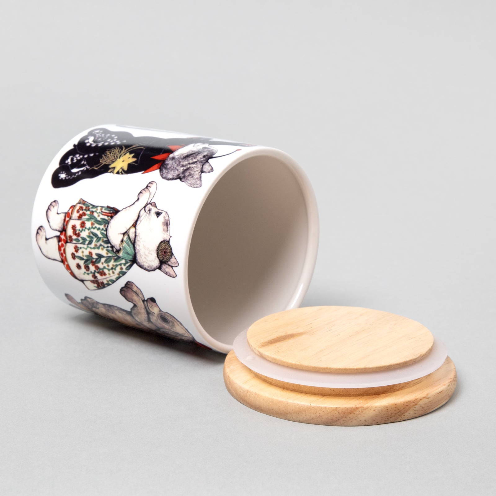 陶器キャニスターM まえにならって – ボリス雑貨店