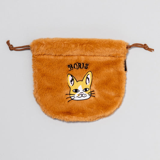 台湾展 巾着袋(大)ブラウン