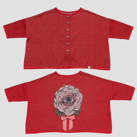 眼花ちゃんカーディガン（RD)