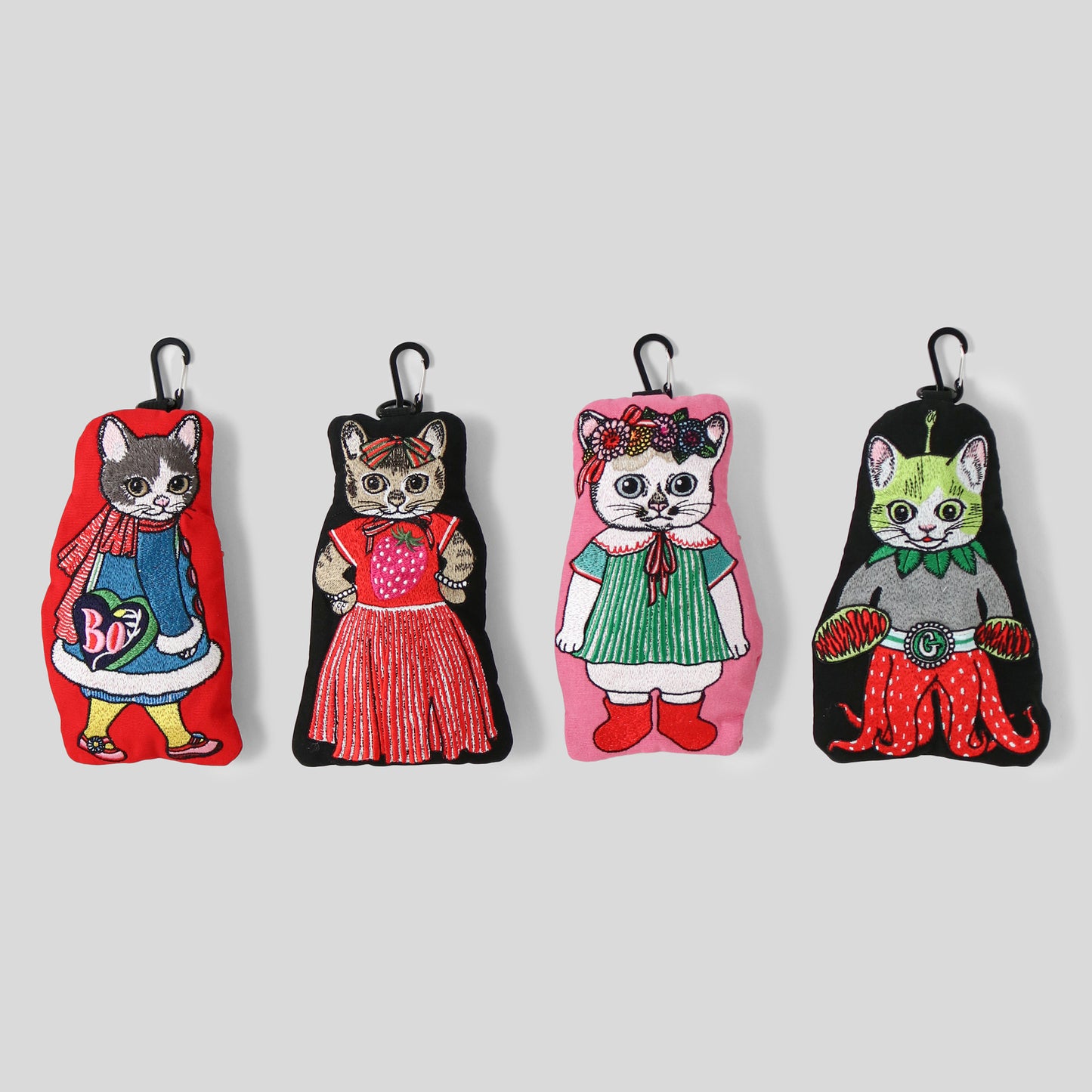 刺繍ポーチ入りエコバッグ　BO