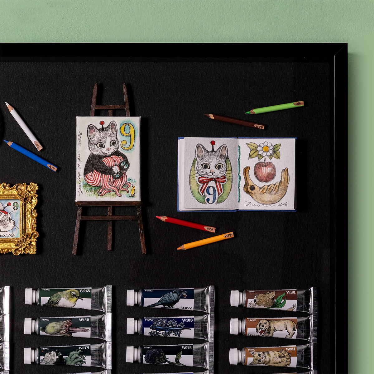 ヒグチユウコ作品　絵の具箱 GUSTAVE9号