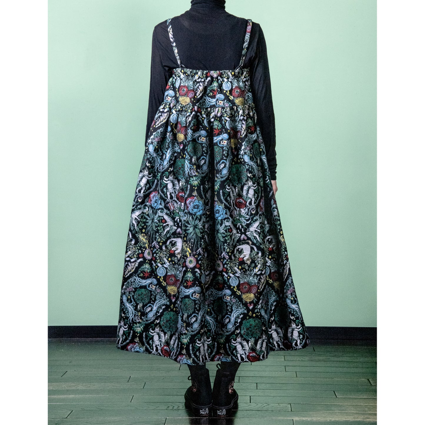 Jacquard 2way skirt BORIS TILE