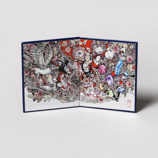 ミニ屏風　眼花ちゃんの夢