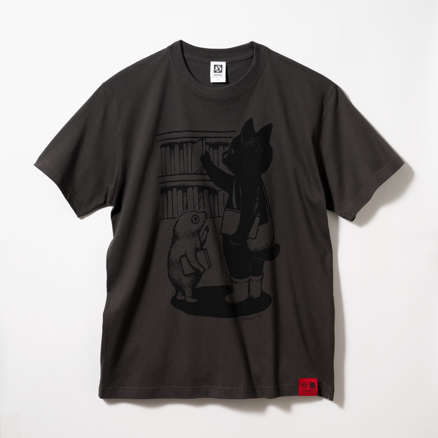 ヒグチユウコ ギュスターヴくんとまぼろしの動物 Tシャツ Sサイズ 新品未開封 角川ホラー文庫30周年×ヒグチユウコ Tシャツ ふたり(スミグレー