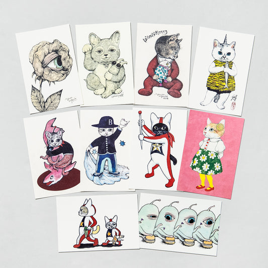 Set of 10 postcards (B)