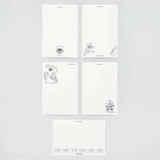 Set of 10 postcards (B)