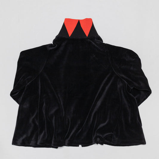 ベロアジャージ ロングギュス フレアTOPS