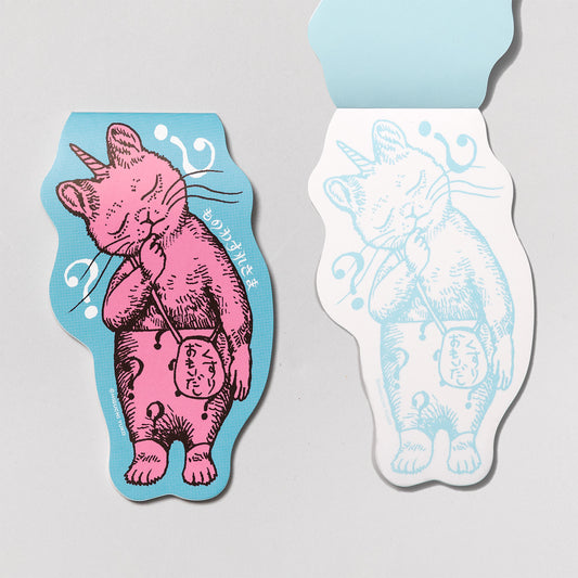 ダイカットメモ帳　ものわすれ様