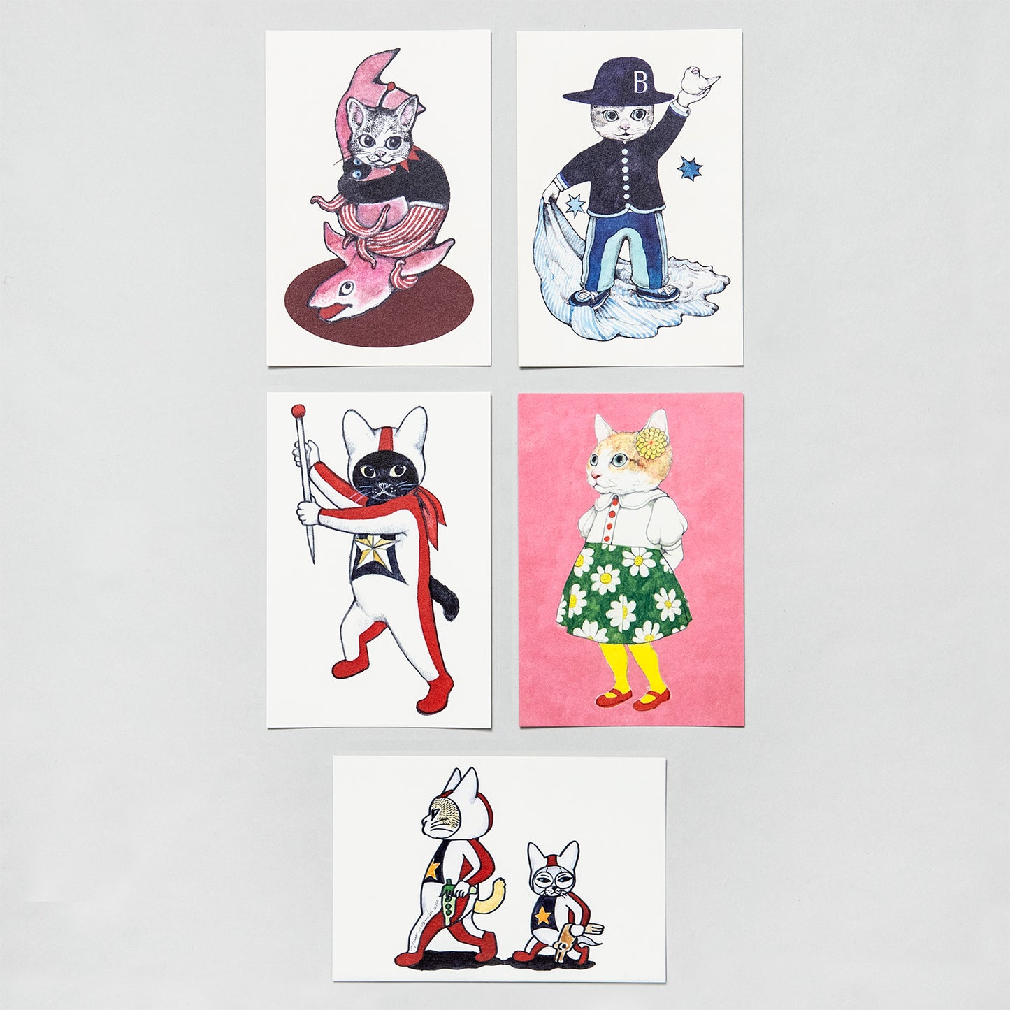 Set of 10 postcards (B)