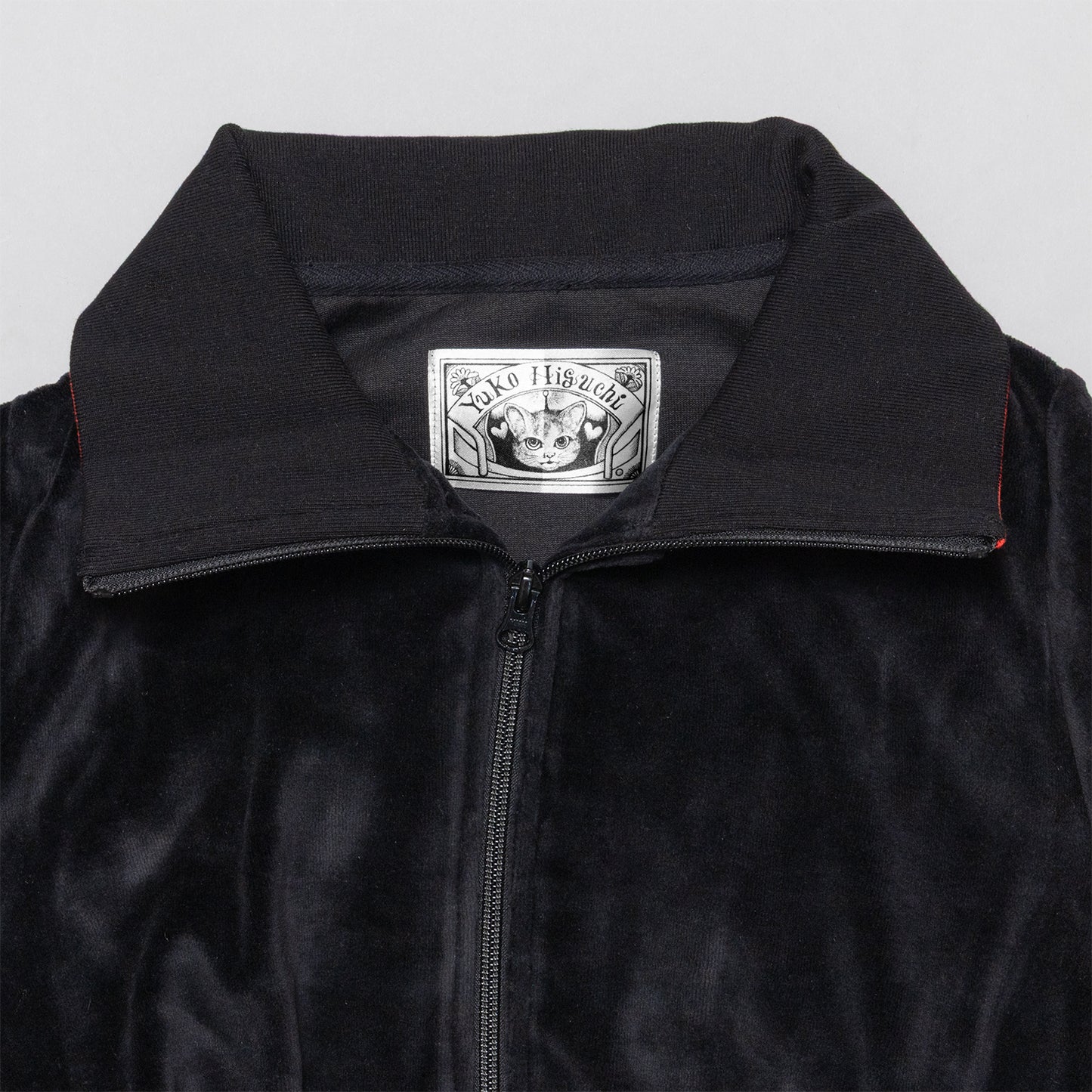 ベロアジャージ ロングギュス フレアTOPS