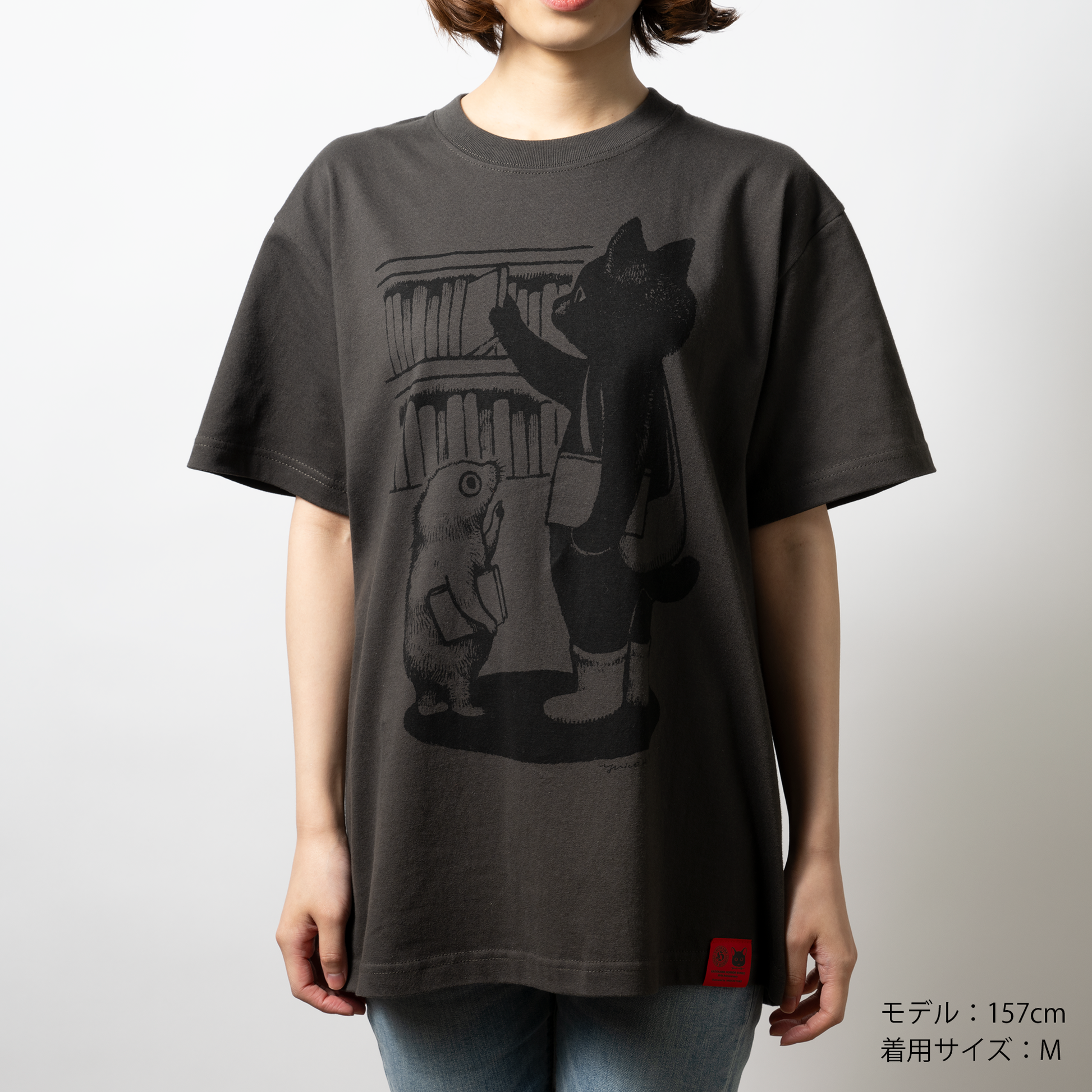 角川ホラー文庫30周年×ヒグチユウコ Tシャツ ふたり(スミグレー 角川ホラー文庫30周年×ヒグチユウコ Tシャツ ふたり(スミグレー