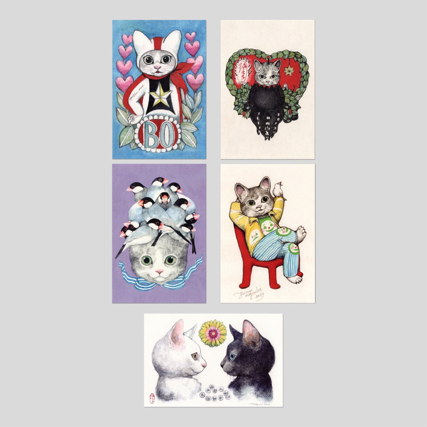 Set of 10 postcards (A)