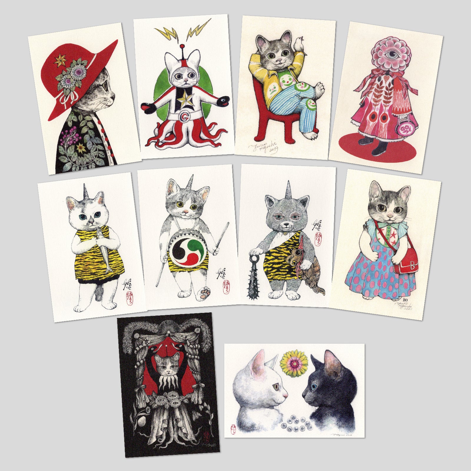 ポストカード 10種セット（A） – ボリス雑貨店