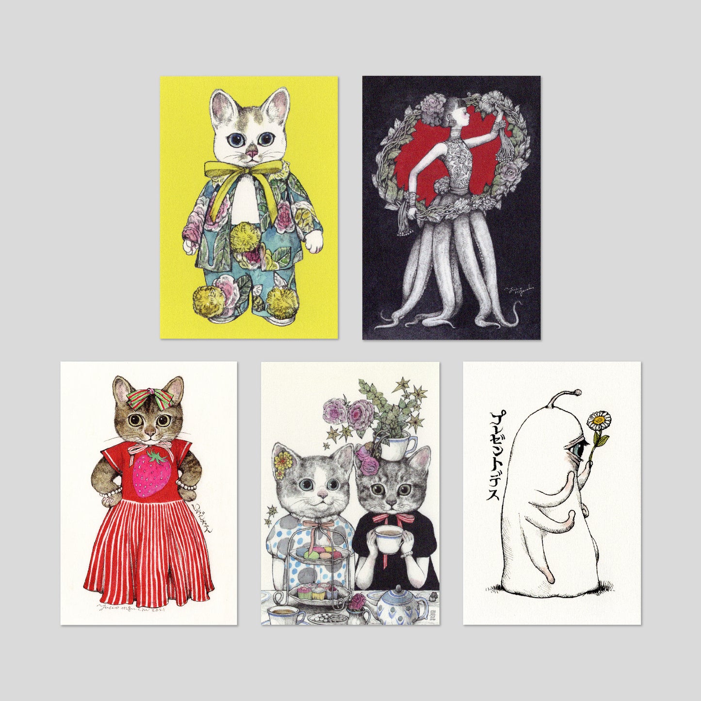 Set of 10 postcards (A)