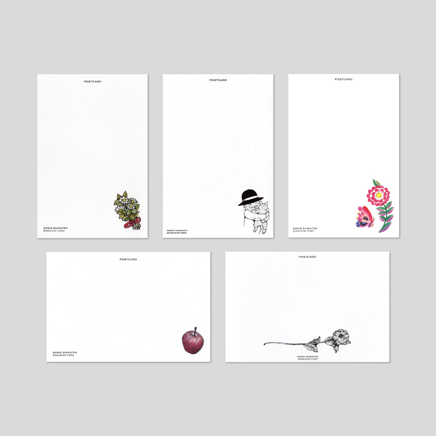 Set of 10 postcards (A)