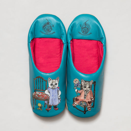 ルームシューズ　Antique Chairs