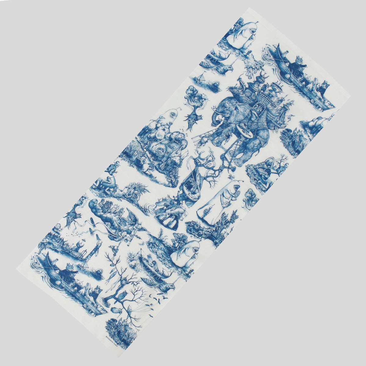 てぬぐい BABEL BLUE