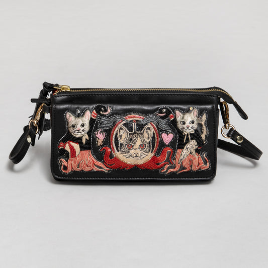 お財布バッグ　GUSTAVE（BK)