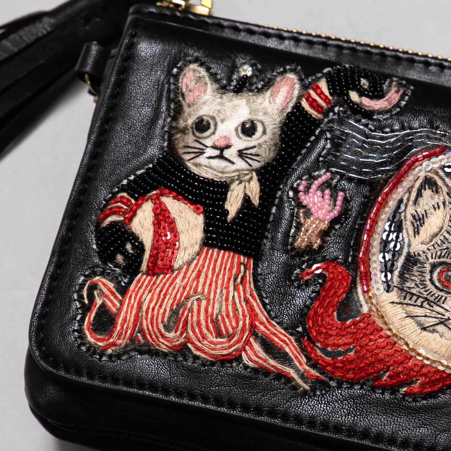 お財布バッグ　GUSTAVE（BK)