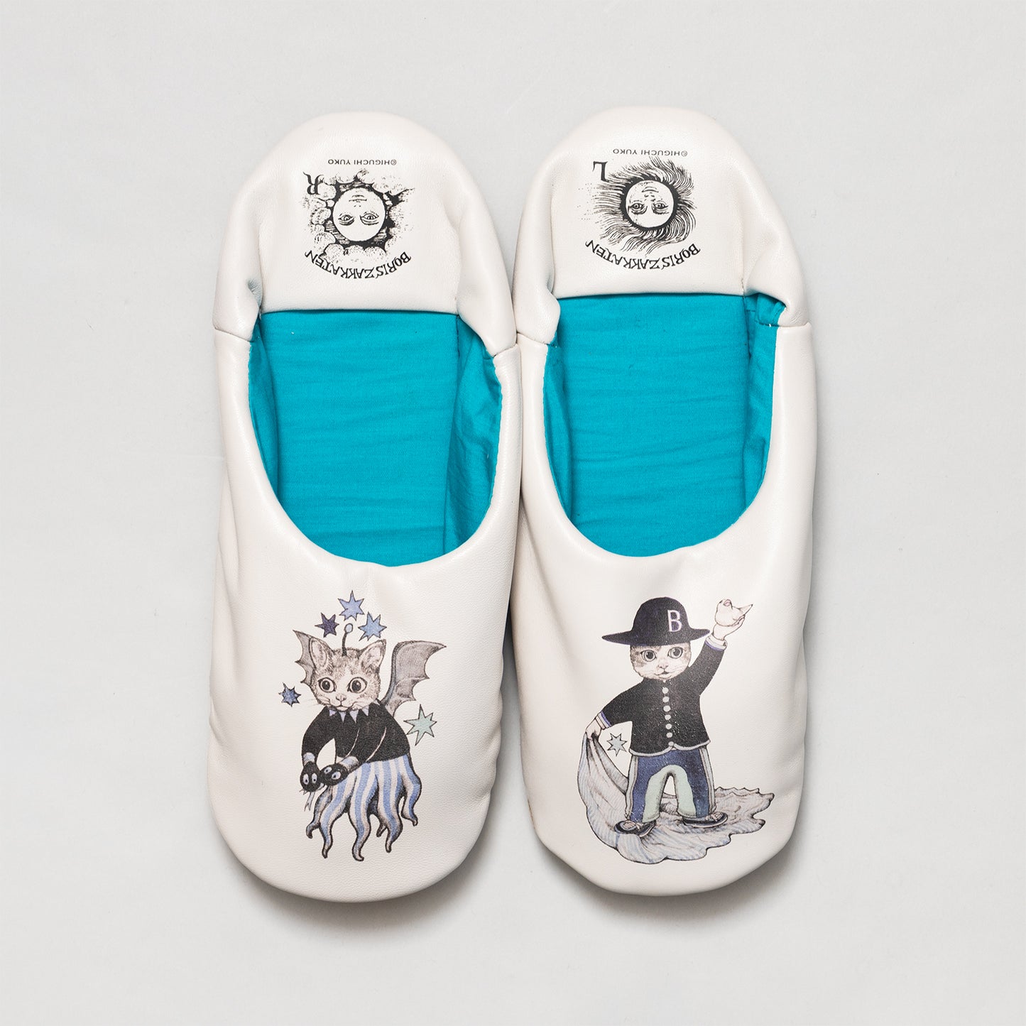 ルームシューズ　BLUE BORIS&666