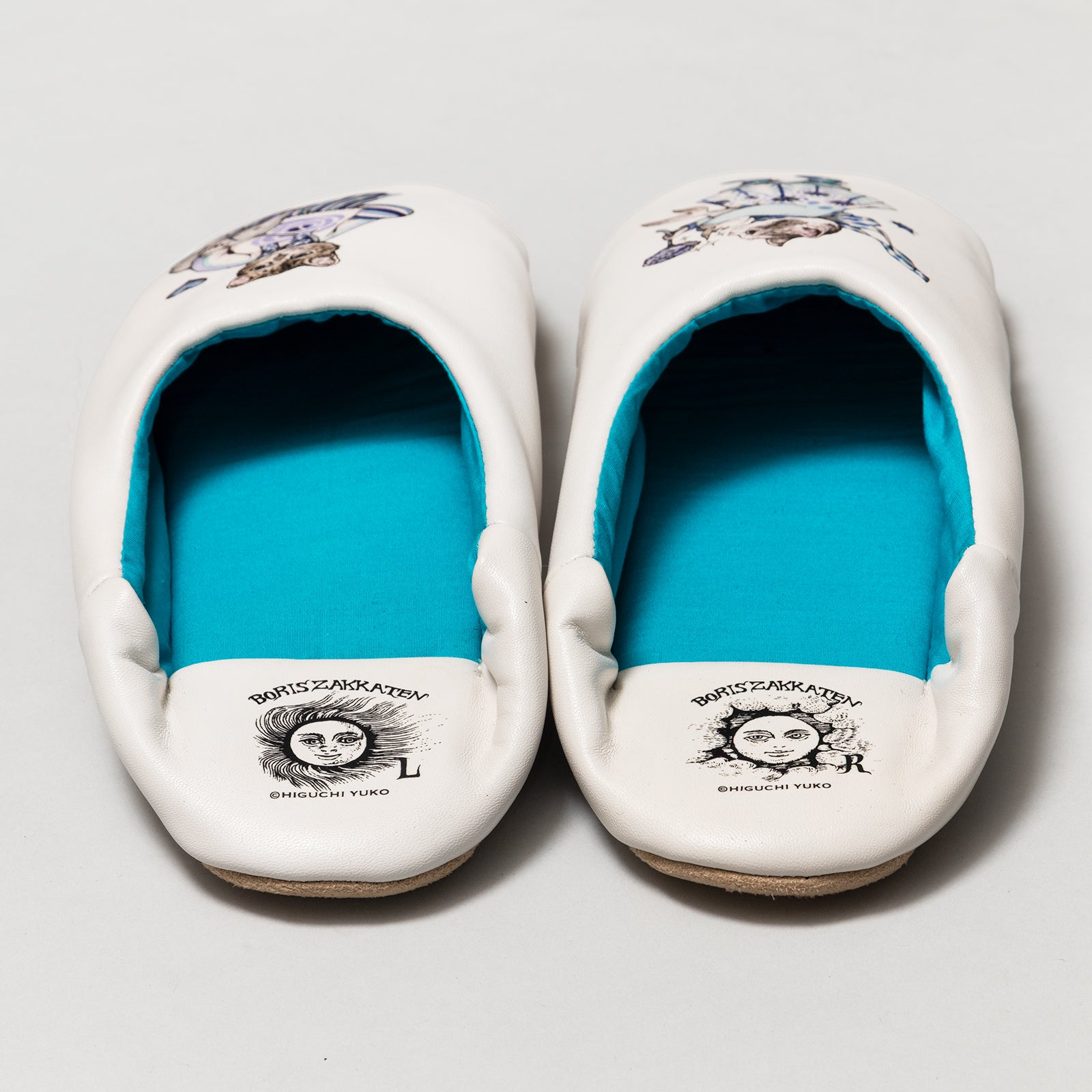 ルームシューズ BLUE BO&GRICO – ボリス雑貨店