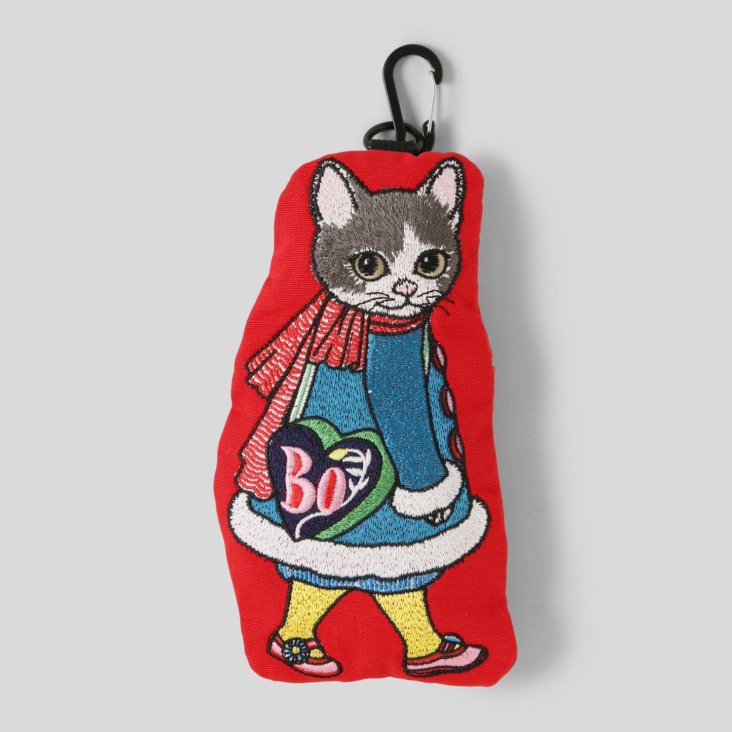 刺繍ポーチ入りエコバッグ　BO