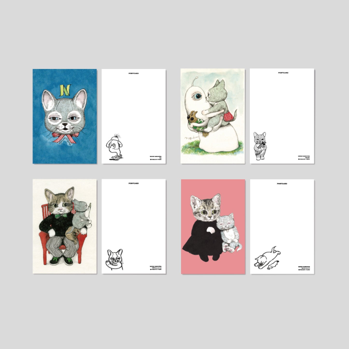 Set of 10 postcards (A)