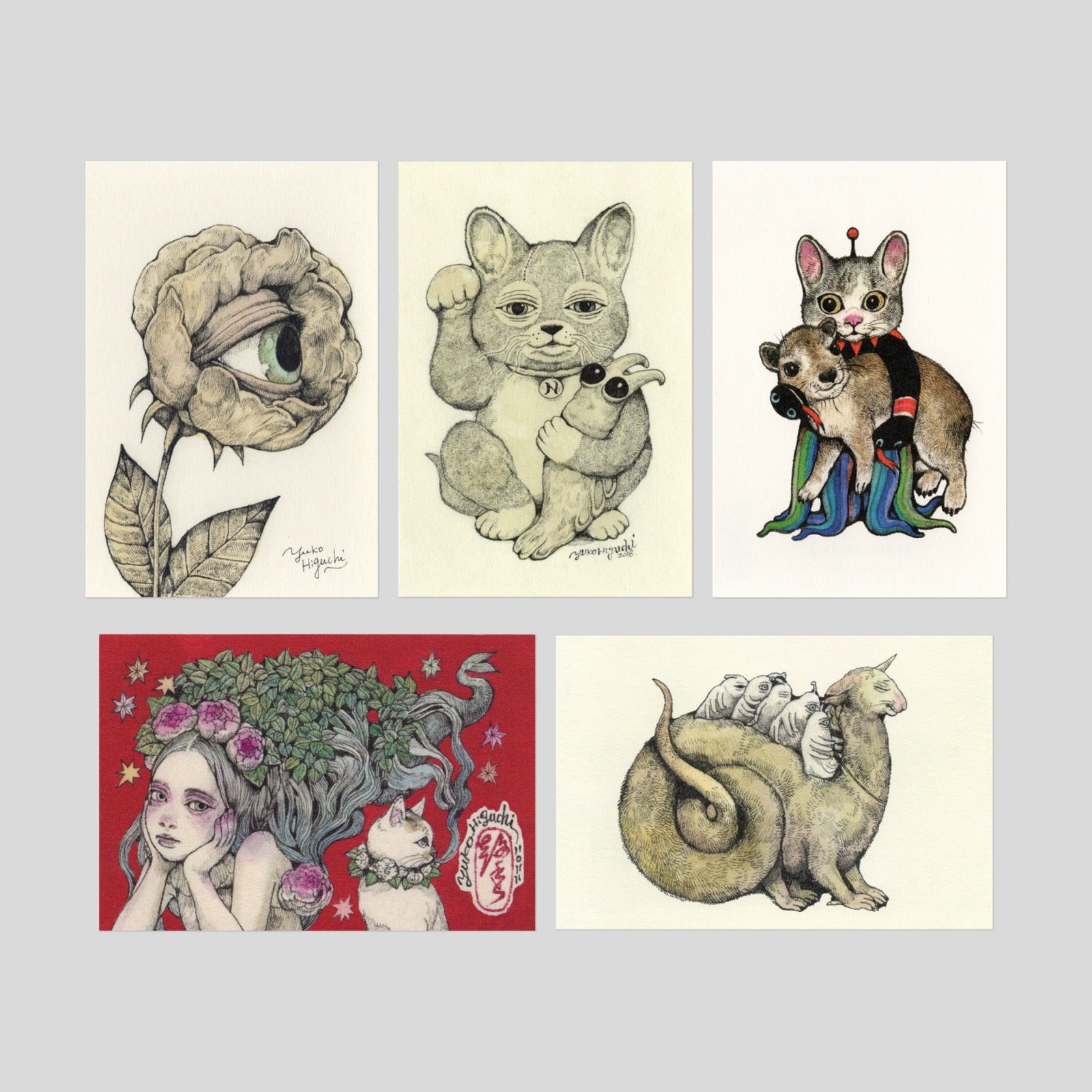 ポストカード 10種セット（B) – ボリス雑貨店