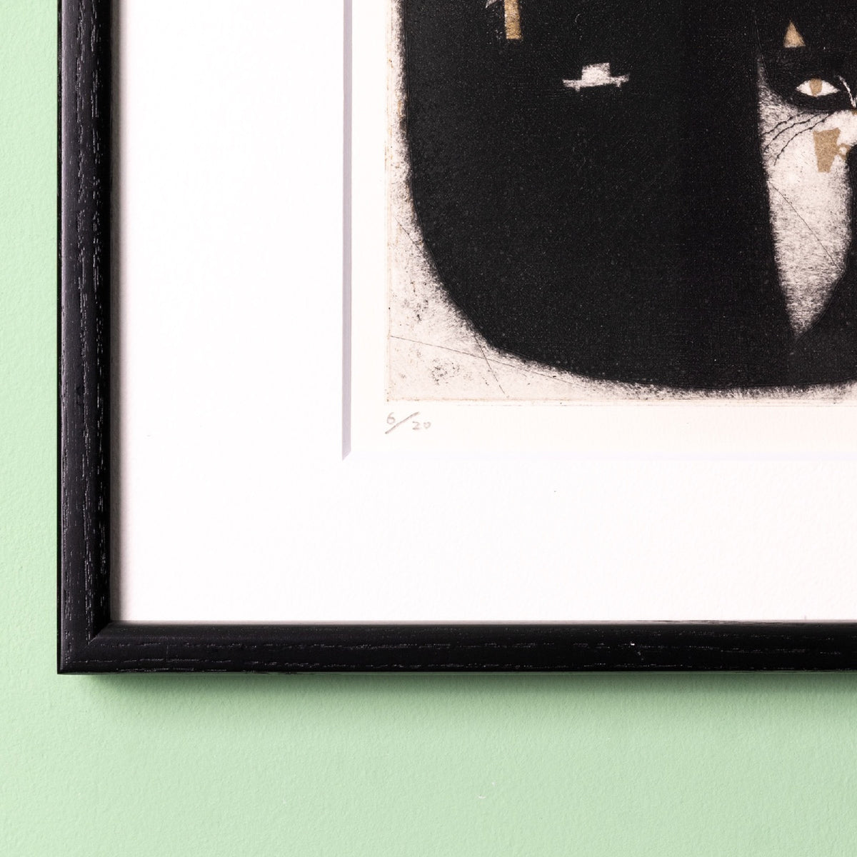 【受注】C6 タダジュン　版画作品　City cats